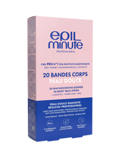 20 Bandes de cire Corps Epilminute