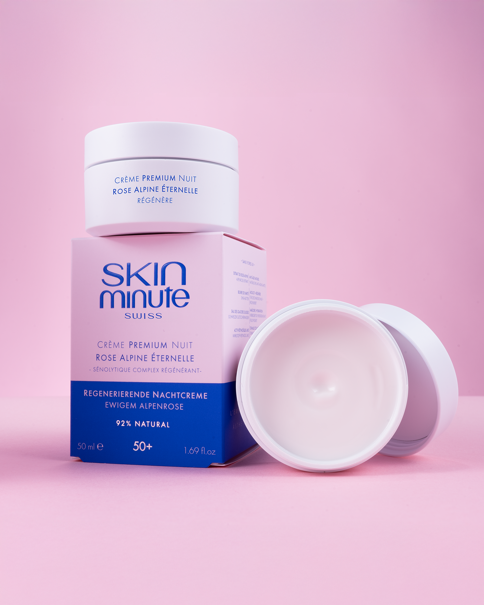 Crème Nuit Premium à la Rose Alpine Eternelle Suisse