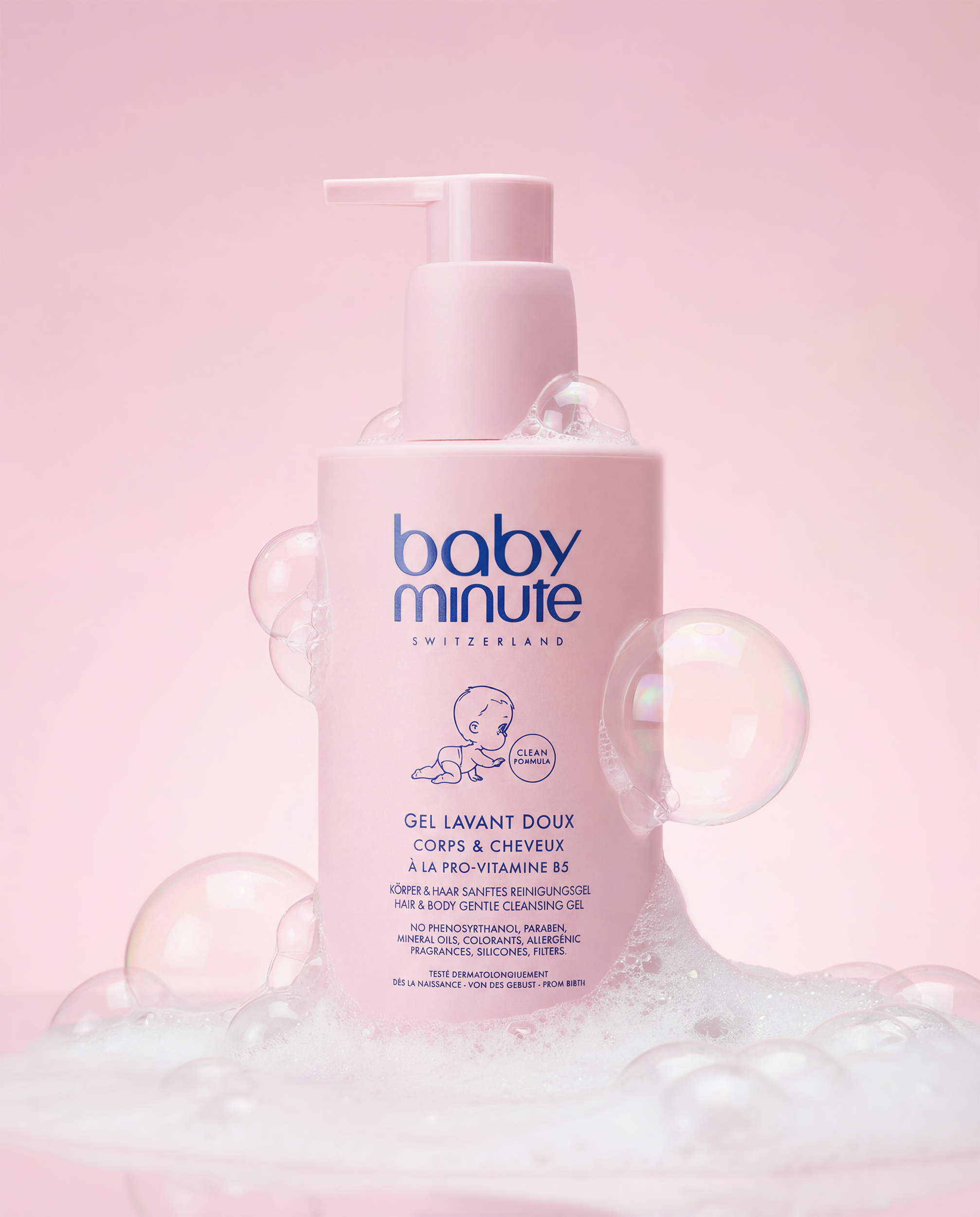 Gel lavant doux bébé