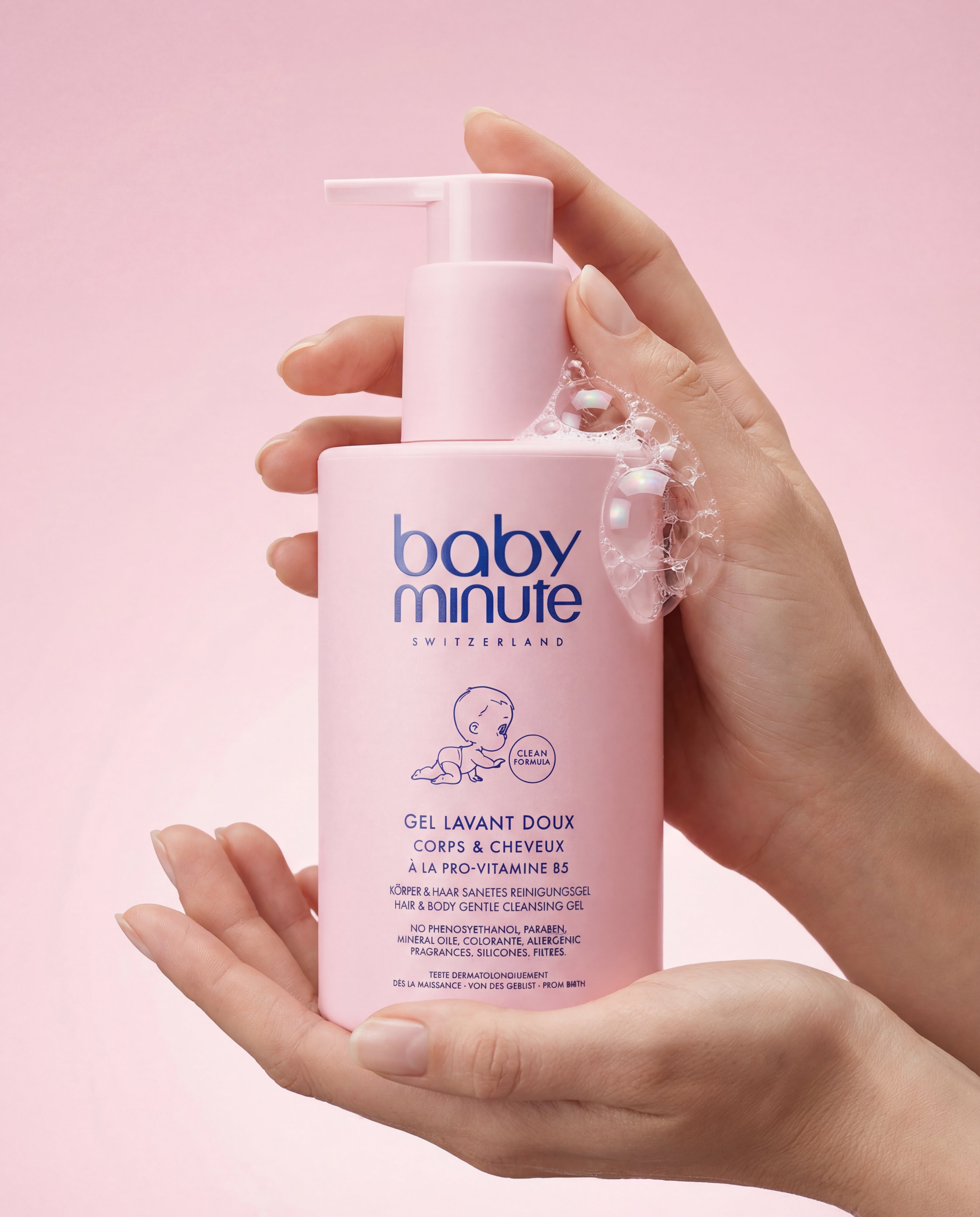 Gel lavant doux bébé