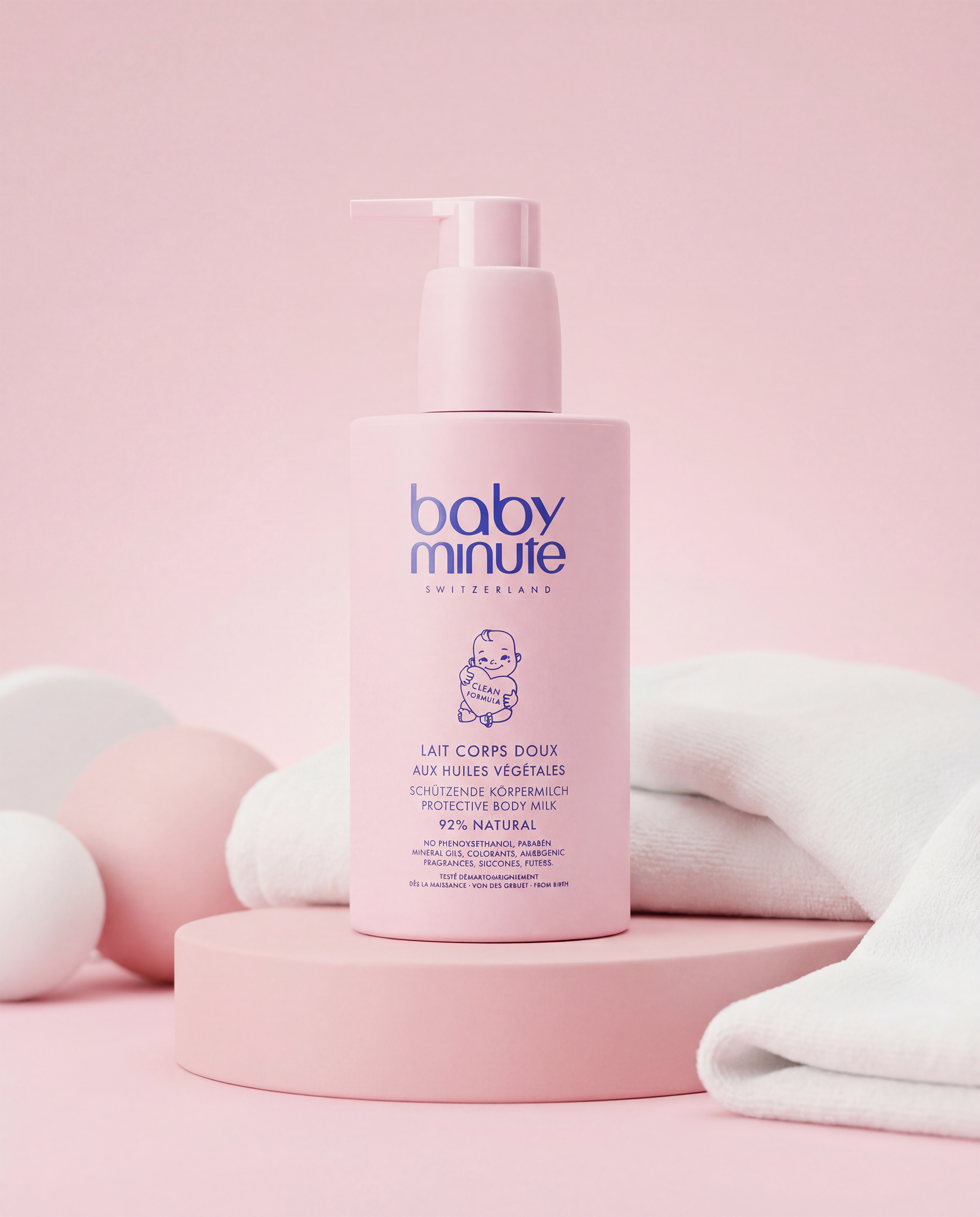 Lait corps doux bébé